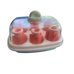 Little Tikes Vintage Beauty Salon Shop Vanity Hair Rollers Curlers Set